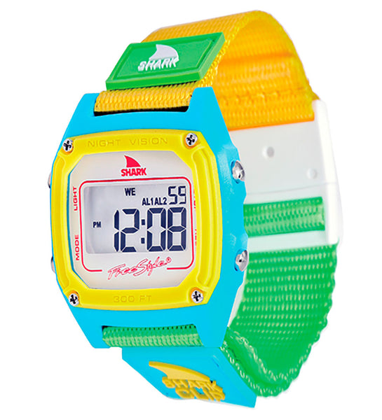 Freestyle Shark Clip Multicolored Digital Watch with Canvas Band (10016439)