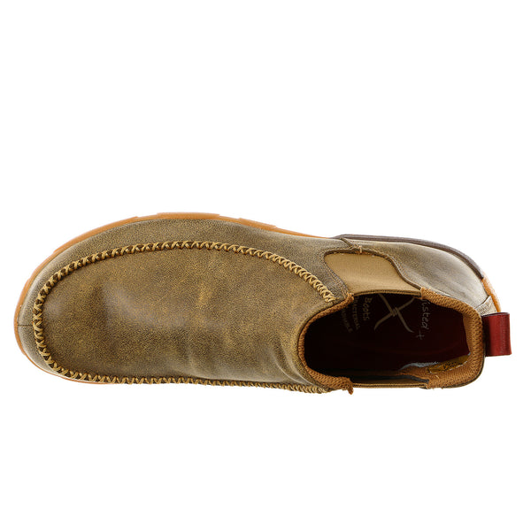 Twisted X Driving Slip-On Moccasin Shoes Round Toe - Men's