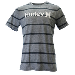 Hurley One And Only Rugby Stripe Premium Tee Athletic T Shirt - Mens
