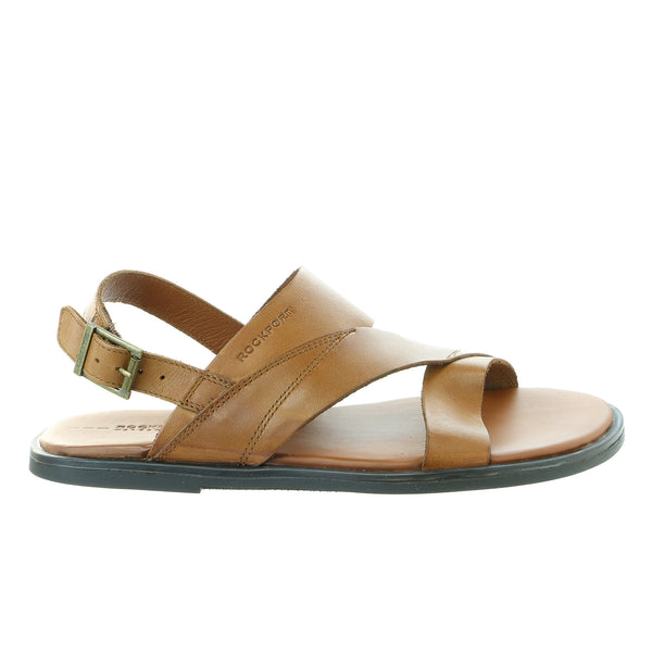 Rockport Beach Affair Back Strap Dress Sandal Shoe - Dark Brown Veg Ta