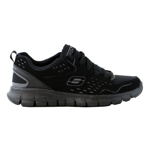 Skechers Synergy A Lister Training Sneaker Shoe Black Womens