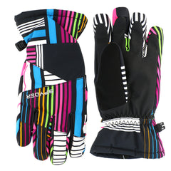 Spyder ASTRID SKI GLOVE  - Black/Vibe Print - Girls