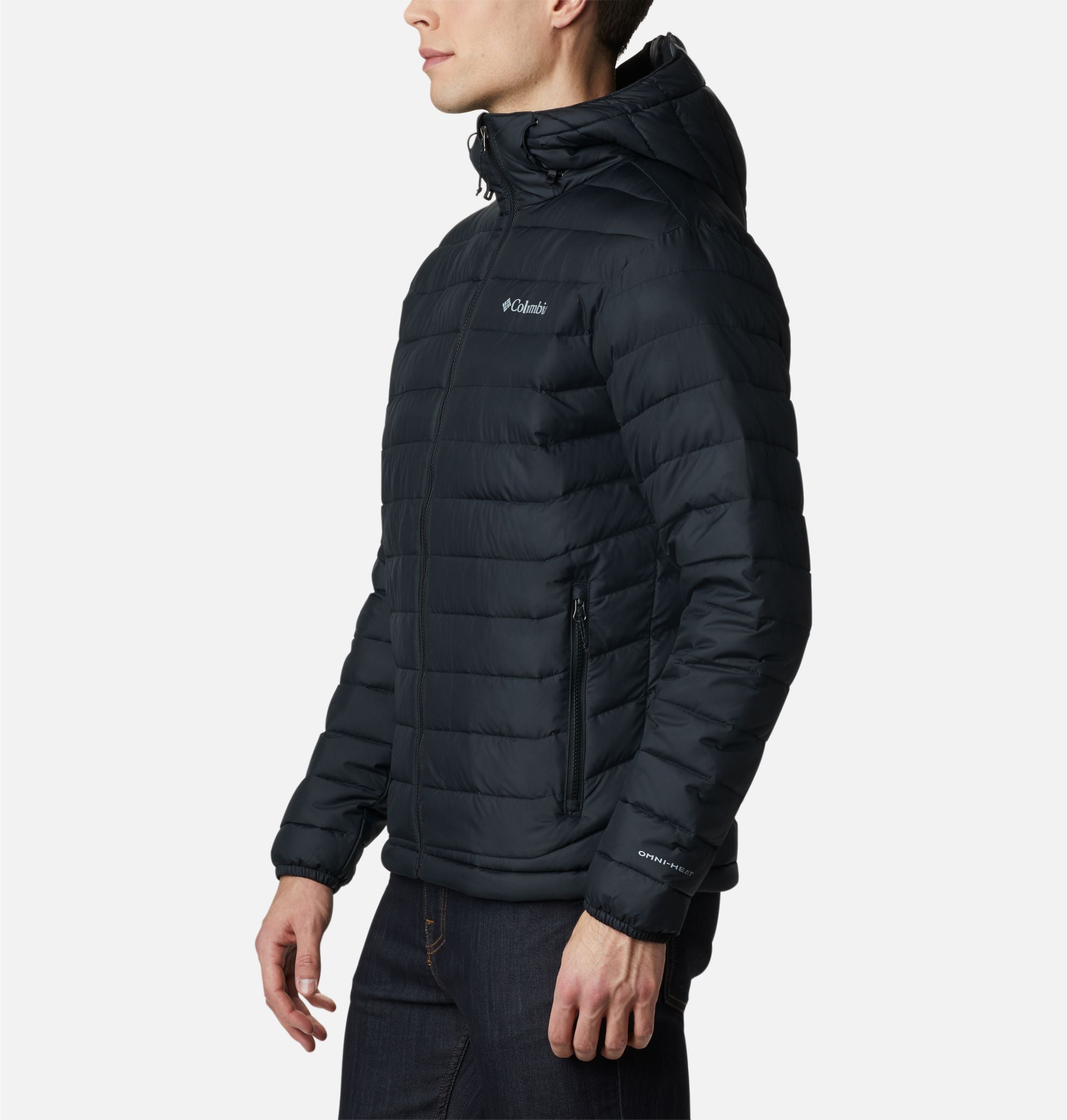 Columbia POWDER LITE HOODED JACKET Black - Fast delivery