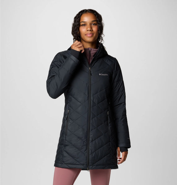 Columbia Women's Heavenly Long Hooded Jacket - Black