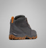 Columbia Men's Newton Ridge Plus II Suede Waterproof Hiking Boot - Dark Grey, Gold Amber