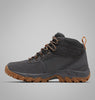 Columbia Men's Newton Ridge Plus II Suede Waterproof Hiking Boot - Dark Grey, Gold Amber
