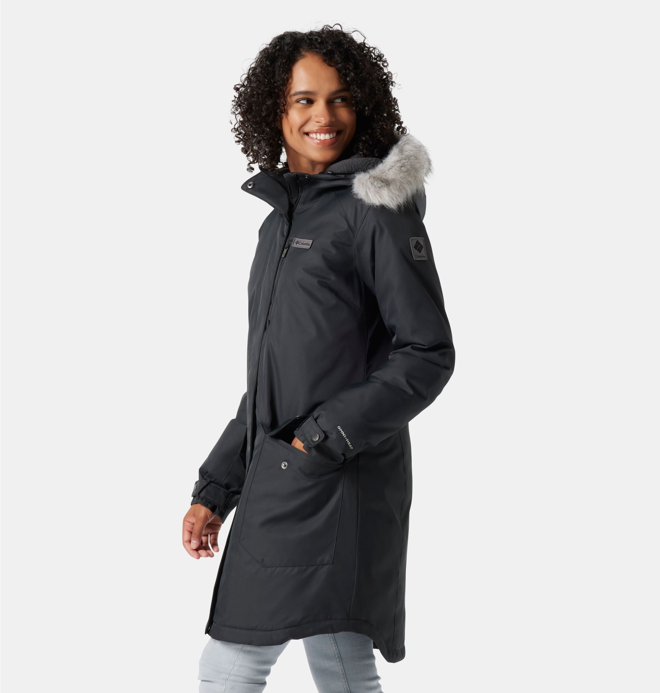 Columbia Women's Suttle Mountain Long Insulated Jacket Grey Coats