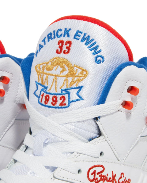 Ewing PATRICK ATHLETICS Eclipse - White/Royal/Orange OG NYC