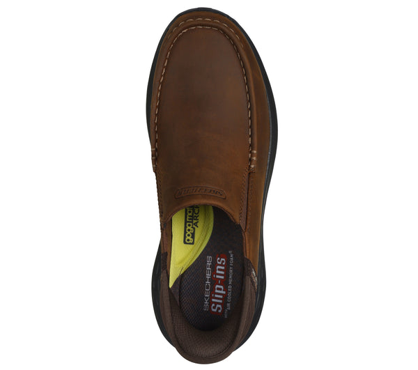 Skechers Men's Slip-ins Relaxed Fit: Parson Oswin - BROWN