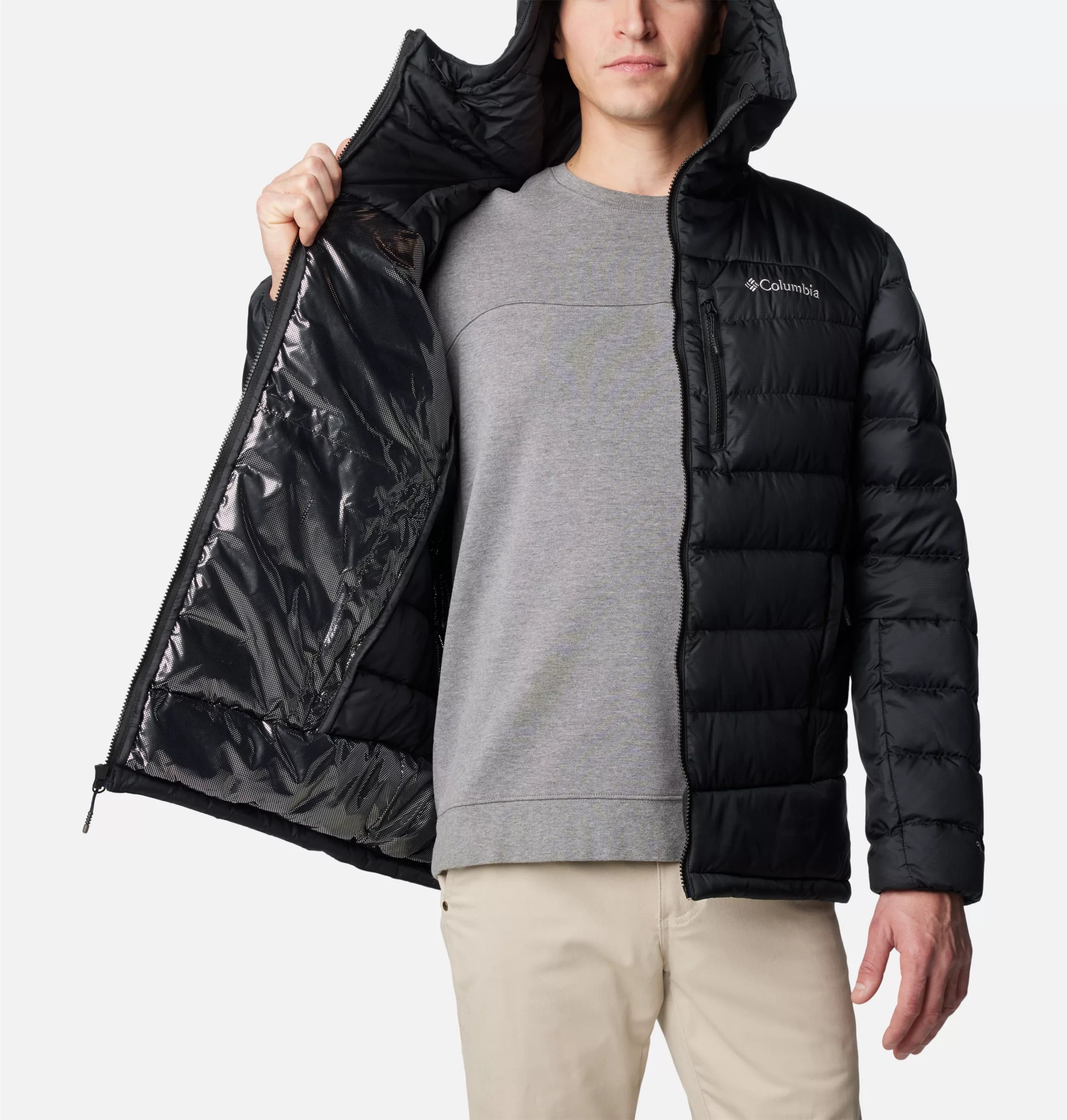 Columbia Men's Autumn Park™ II Down Hooded Jacket - Black Columbia Men's Autumn Park™ II Down Hooded Jacket - Black