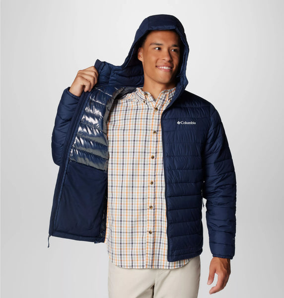 Columbia Men's Powder Lite™ II Hooded Jacket - Collegiate Navy