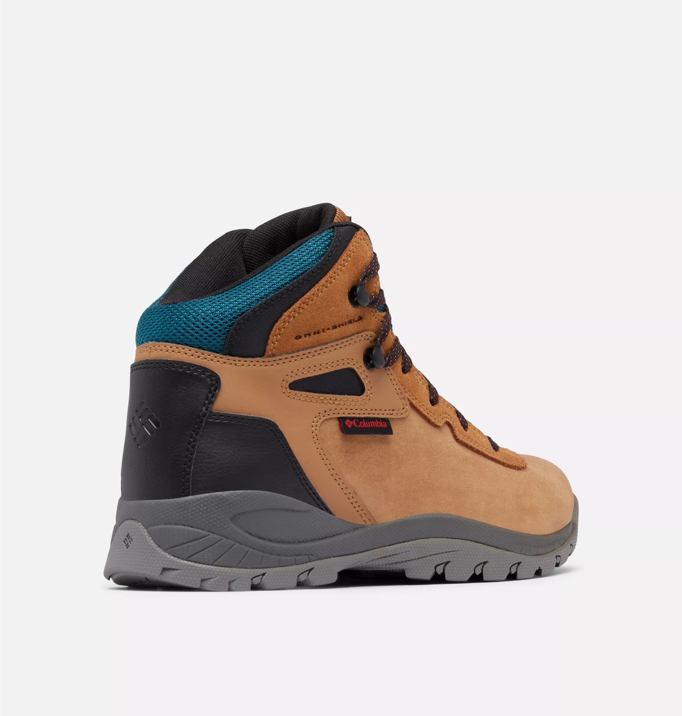 Columbia Newton Ridge Scarponi Da Trekking Donna - Impermeabili, Leggeri, Colore Elk/Blu Fiume, Taglia 37.5 EU