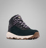 Columbia Women's Newton Wander™ Leather Boot Hiking Shoes - Black, Granite Purple