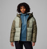 Columbia Women's Pike Lake™ III  Insulated & Down Hooded Jacket - Safari, Stone Green