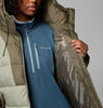 Columbia Women's Pike Lake™ III  Insulated & Down Hooded Jacket - Safari, Stone Green