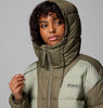 Columbia Women's Pike Lake™ III  Insulated & Down Hooded Jacket - Safari, Stone Green