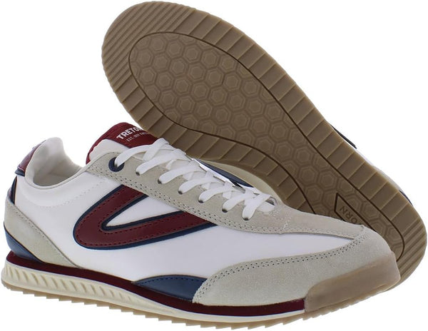 Tretorn Men's Rawlins Retro Sneakers - WHITE/GRAY/NAVY