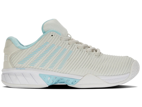 K-Swiss Women's EXPRESS LIGHT PICKLEBALL - VAPOROUS GRAY/WHITE/BLUE GLOW