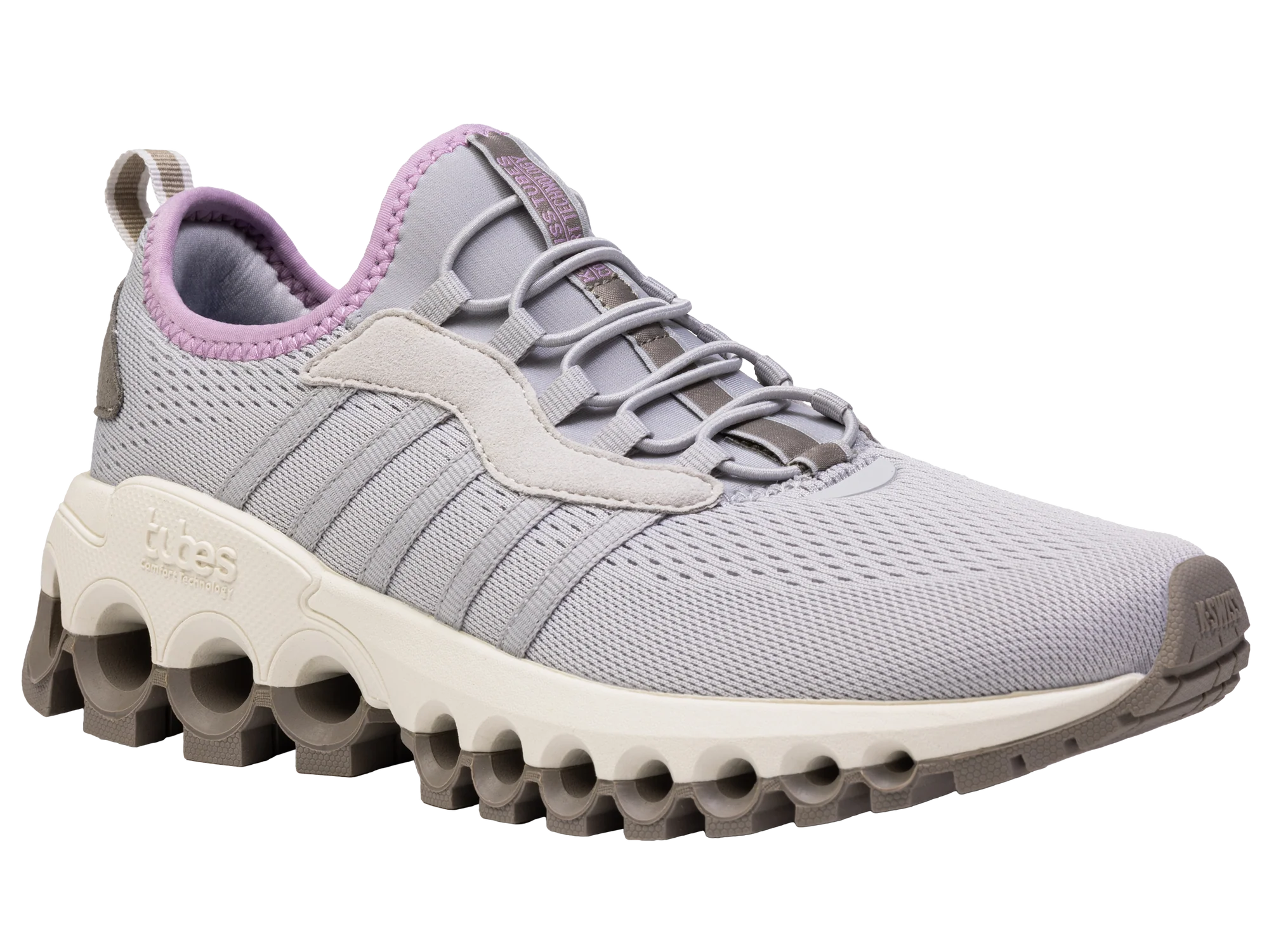 K-Swiss Women's TUBES SLIP-ON Sneaker - MOON ROCK/VAPOR BLUE/SNOW K-Swiss Women's TUBES SLIP-ON Sneaker - MOON ROCK/VAPOR BLUE/SNOW