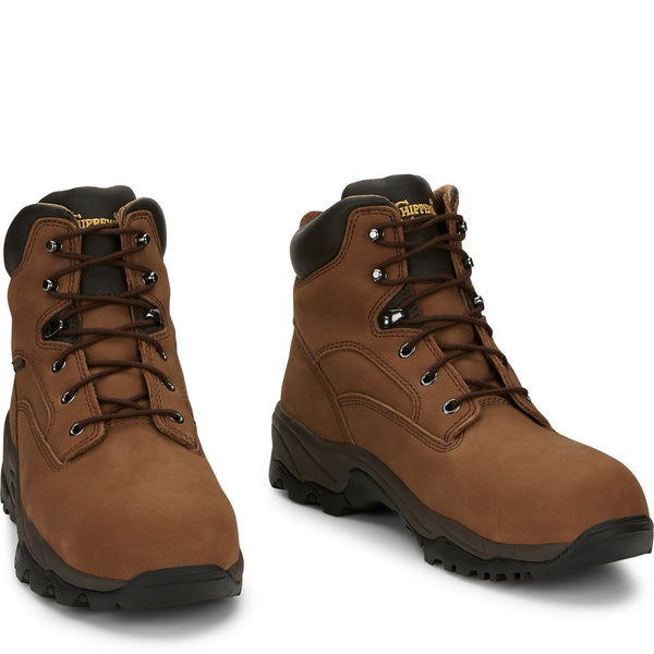 Chippewa Men's Graeme 6" Waterproof Comp Toe Hiker - Brown (Tan)