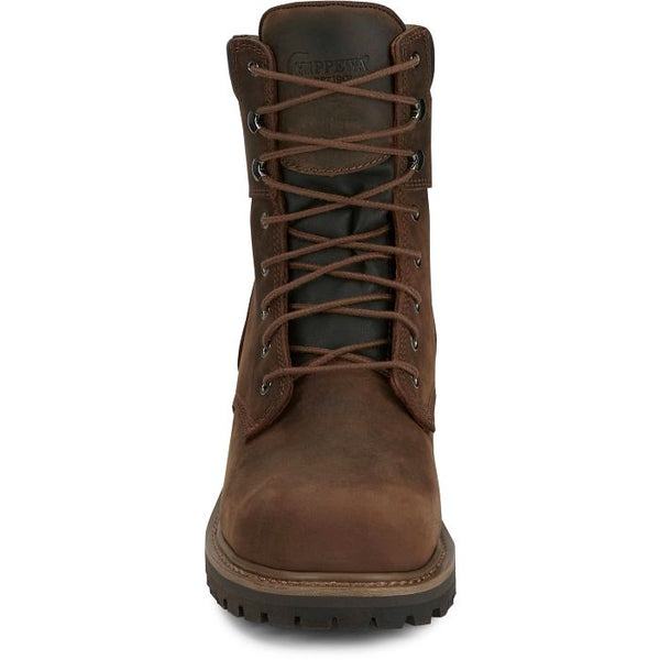 Chippewa Men's Hador 8" Steel Toe Logger - Tough Bark (Brown)