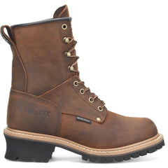 Carolina Men's Elm 8" Waterproof Logger Boots - Brown