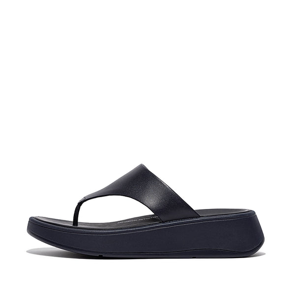 FITFLOP F-MODE Leather Flatform Toe-Post Sandals - Women's