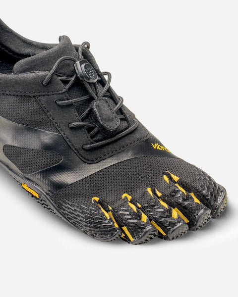VIBRAM Women's Five Finger KSO EVO Urban Outdoor Running Shoes - Black/Yellow