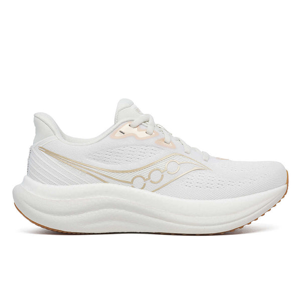 Saucony Women's Triumph 23 Running Shoe WIDE - White | Arctic