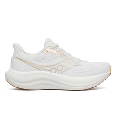 Saucony Women's Triumph 23 Running Shoe WIDE - White | Arctic