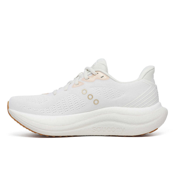 Saucony Women's Triumph 23 Running Shoe WIDE - White | Arctic