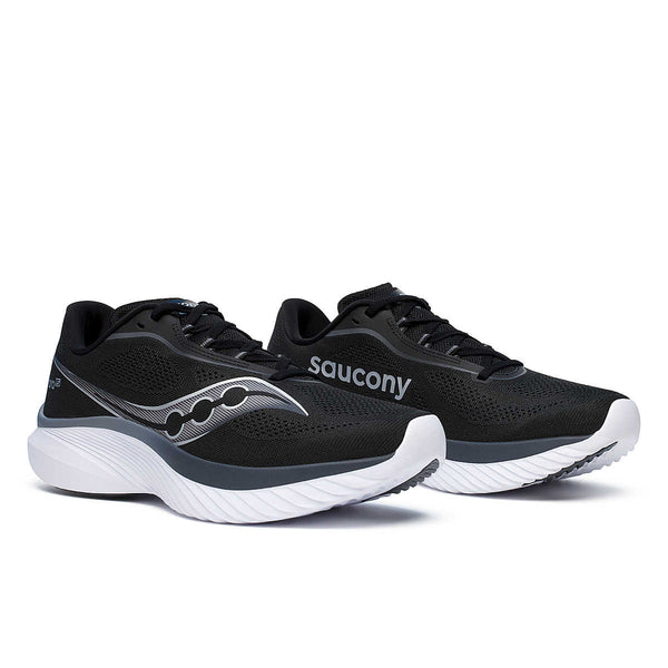 Saucony Men's Kinvara 15 Running Shoe - Black | White