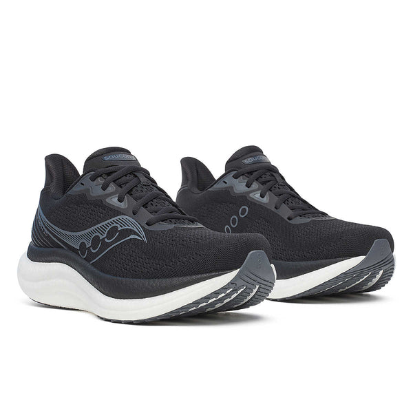 Saucony Men's Triumph 23 Running Shoe - Black | White