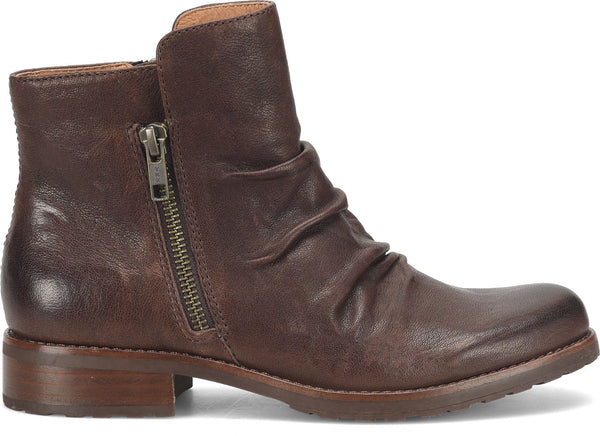 Sofft Women's Beckie II Ankle Leather Boots - Cocoa Brown