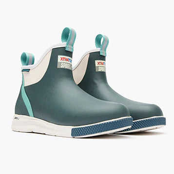 Xtratuf Women's 6 in Ankle Deck Boot Sport - STORMY BLUE