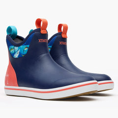 Xtratuf Men's 6 in Ankle Deck Boot Guy Harvey - NAVY SHARK
