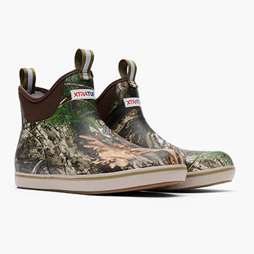Xtratuf Men's Mossy Oak® Country DNA 6 in Ankle Deck Boot - MOSSY OAK COUNTRY DNA
