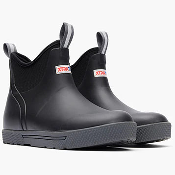 Xtratuf Men's Wheelhouse 6 in Ankle Deck Boot - BLACK