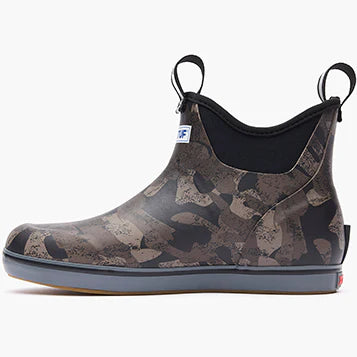 Xtratuf Women's 6 in Black Camo Ankle Deck Boot - CAMO