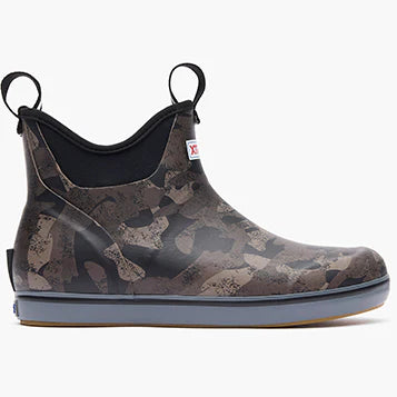 Xtratuf Women's 6 in Black Camo Ankle Deck Boot - CAMO