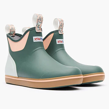 Xtratuf Women's 6 in Ankle Deck Boot - GARDEN GREEN