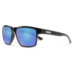 Suncloud - A-Team Black + Polarized Blue Mirror Lens