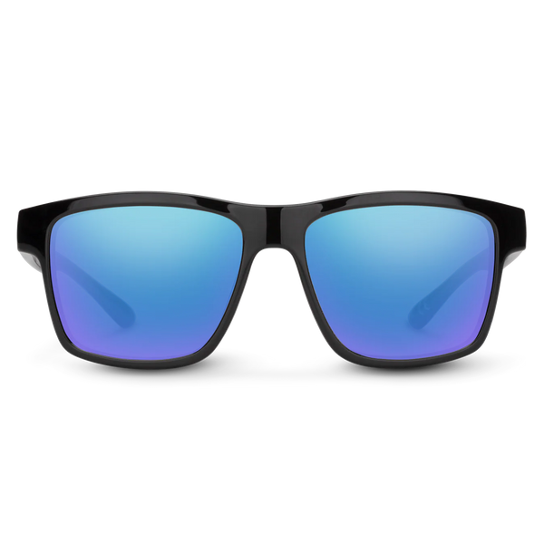 Suncloud - A-Team Black + Polarized Blue Mirror Lens