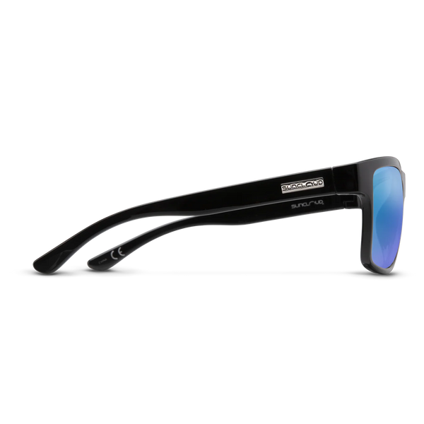 Suncloud - A-Team Black + Polarized Blue Mirror Lens