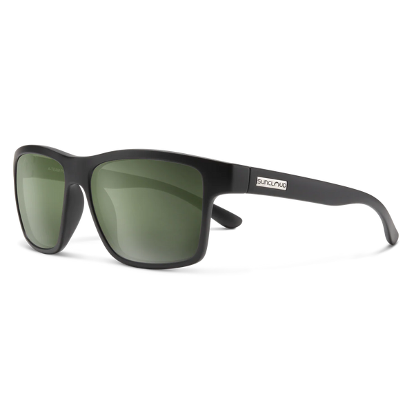 Suncloud - A-Team Matte Black + Polarized Gray Green Lens