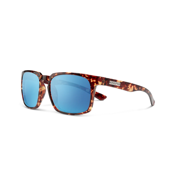 Suncloud - Hundo Tortoise + Polarized Aqua Mirror Lens