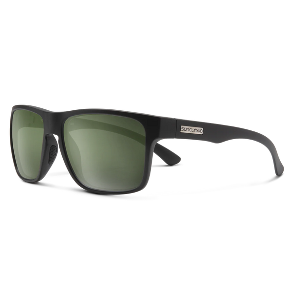 Suncloud - Rambler Matte Black + Polarized Gray Green Lens