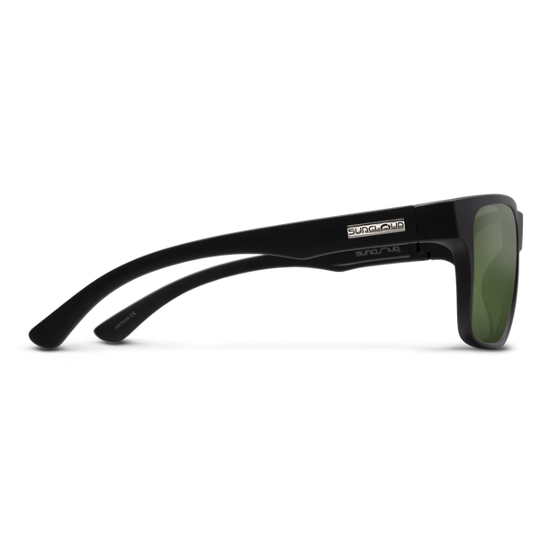 Suncloud - Rambler Matte Black + Polarized Gray Green Lens