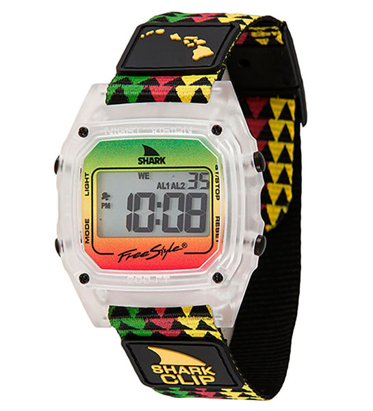 Freestyle Shark Clip Hawaii Digital Display Japanese Quartz Black Watch (10022119)