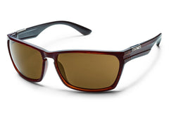 Suncloud  Cutout Polarized Sunglasses  - Burnished Brown - Mens